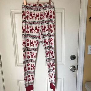 Hanna Andersson Red and White Pajama Pants